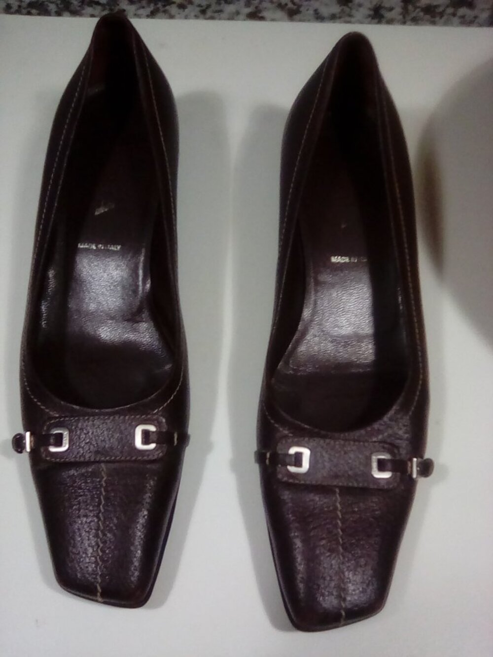 Prada Italian Leather Heels - image 1